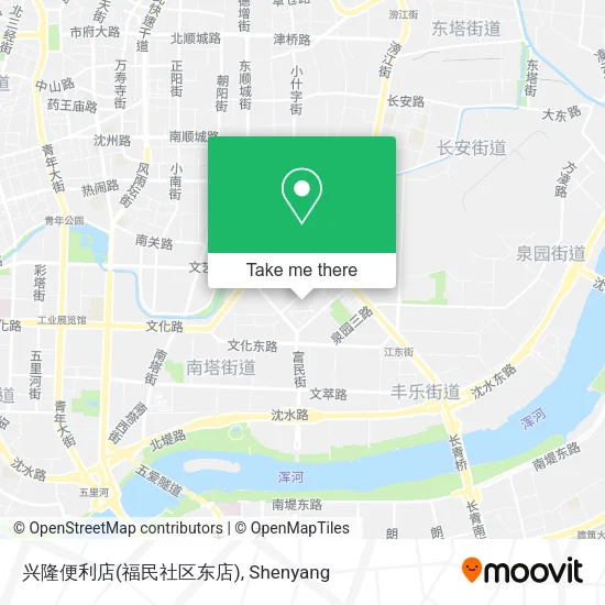 兴隆便利店(福民社区东店) map