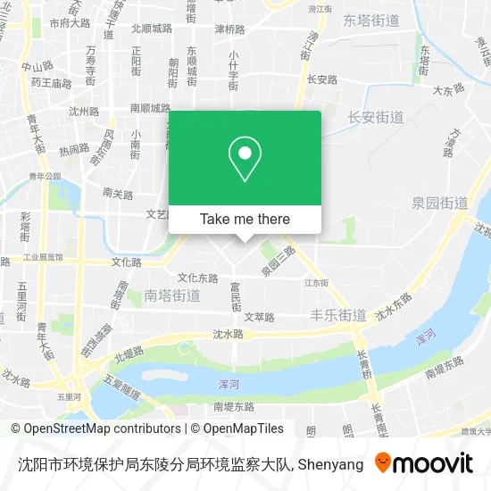 沈阳市环境保护局东陵分局环境监察大队 map