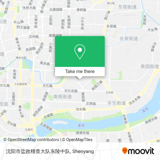 沈阳市盐政稽查大队东陵中队 map
