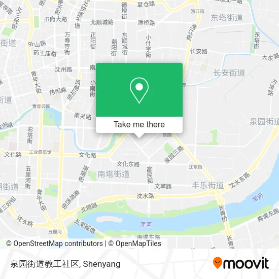 泉园街道教工社区 map