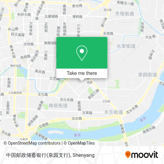 中国邮政储蓄银行(泉园支行) map