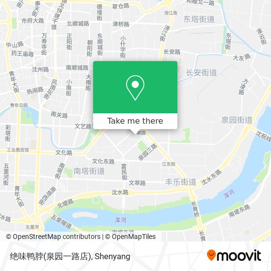 绝味鸭脖(泉园一路店) map