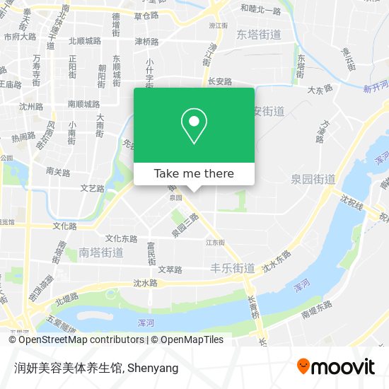 润妍美容美体养生馆 map