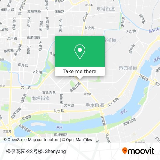 松泉花园-22号楼 map