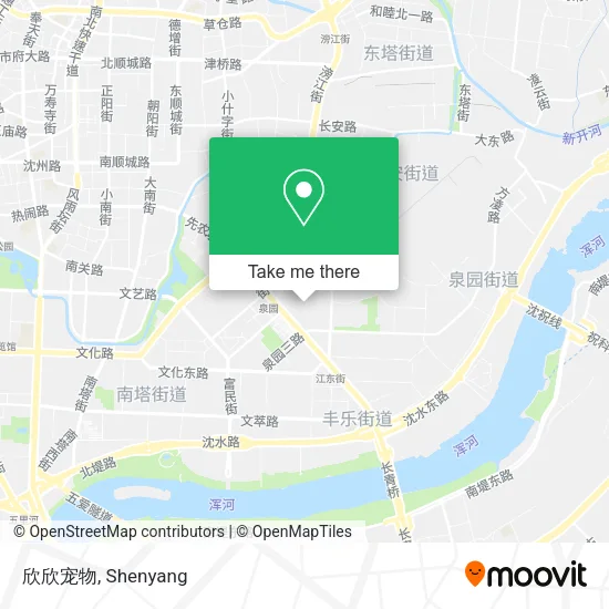 欣欣宠物 map