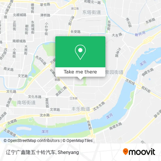 辽宁广鑫隆五十铃汽车 map
