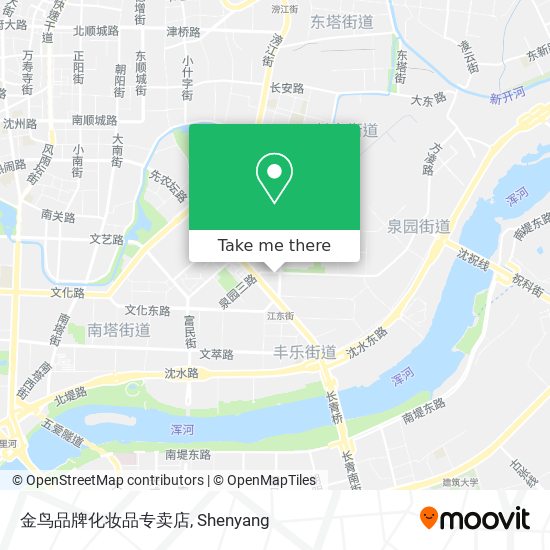 金鸟品牌化妆品专卖店 map