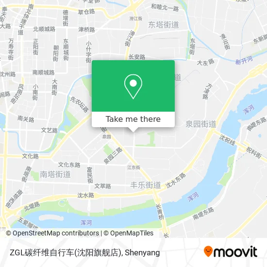 ZGL碳纤维自行车(沈阳旗舰店) map