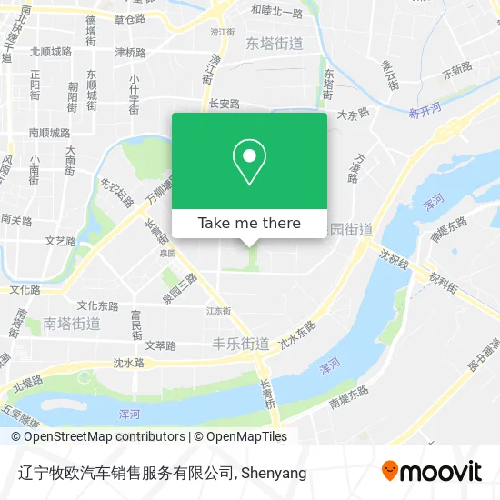 辽宁牧欧汽车销售服务有限公司 map