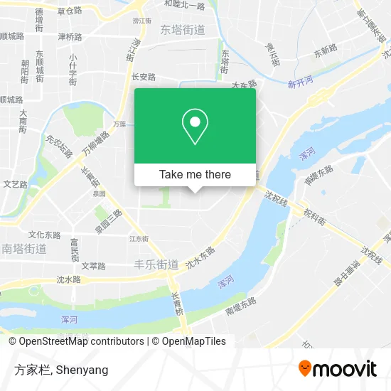 方家栏 map