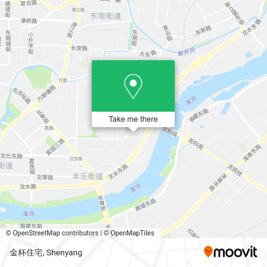 金杯住宅 map