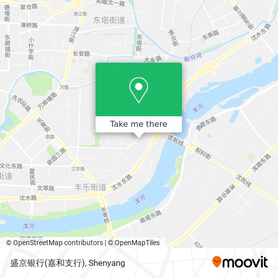 盛京银行(嘉和支行) map