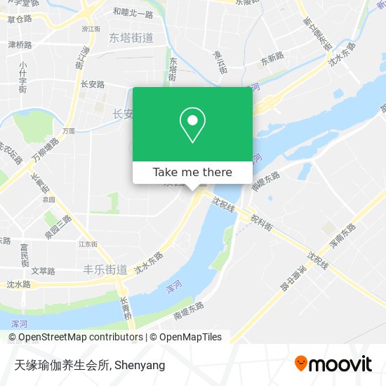 天缘瑜伽养生会所 map