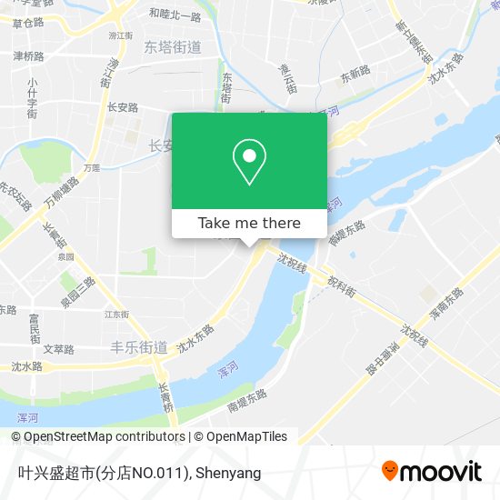 叶兴盛超市(分店NO.011) map
