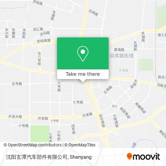 沈阳玄潭汽车部件有限公司 map