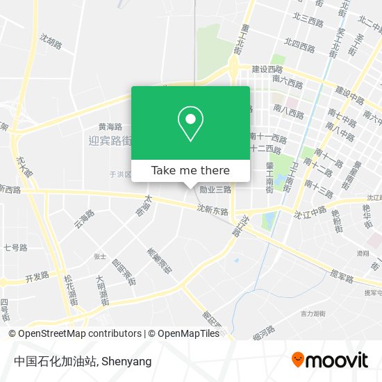 中国石化加油站 map