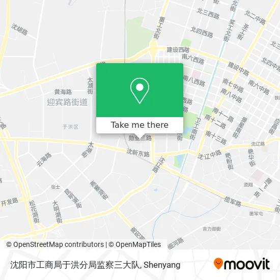 沈阳市工商局于洪分局监察三大队 map