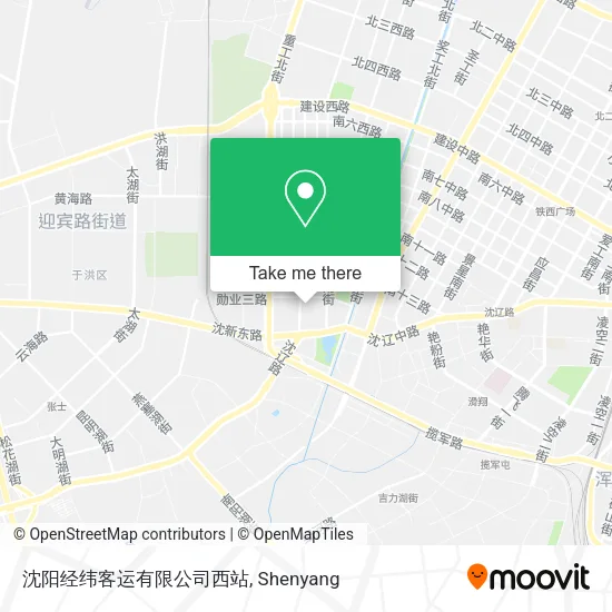 沈阳经纬客运有限公司西站 map