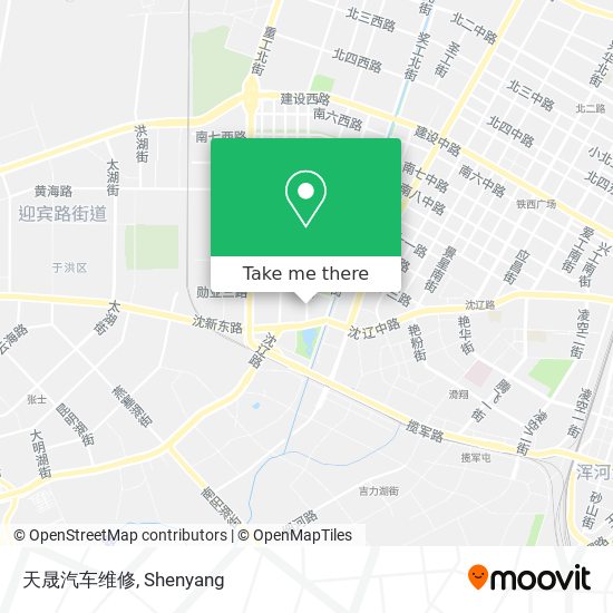 天晟汽车维修 map