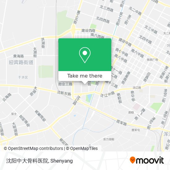 沈阳中大骨科医院 map