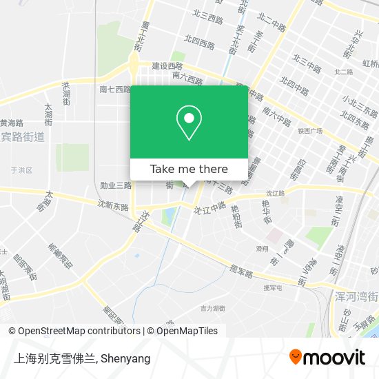 上海别克雪佛兰 map