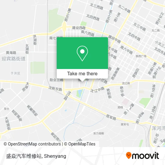 盛焱汽车维修站 map