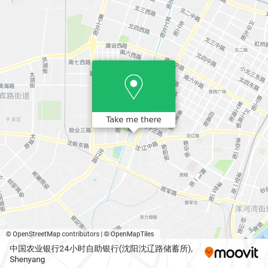 中国农业银行24小时自助银行(沈阳沈辽路储蓄所) map