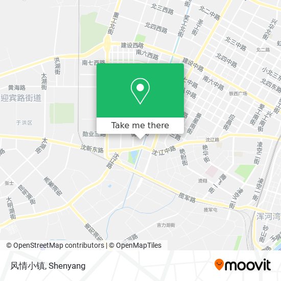 风情小镇 map