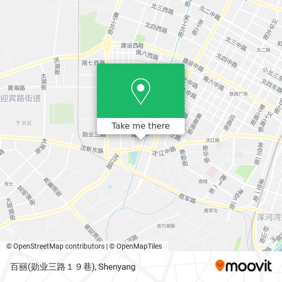 百丽(勋业三路１９巷) map