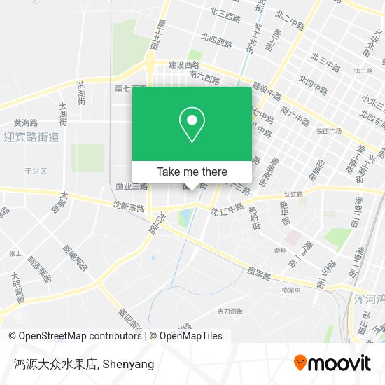 鸿源大众水果店 map