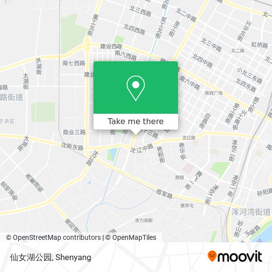 仙女湖公园 map