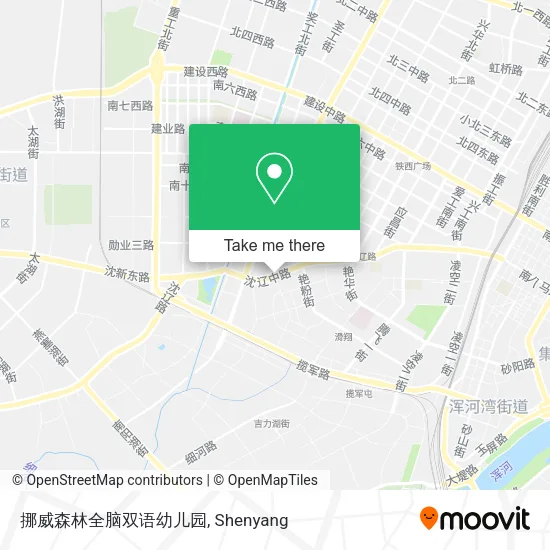 挪威森林全脑双语幼儿园 map