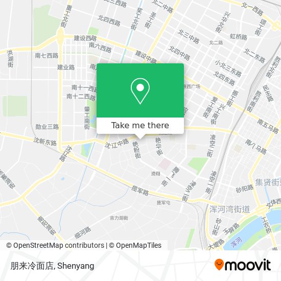 朋来冷面店 map
