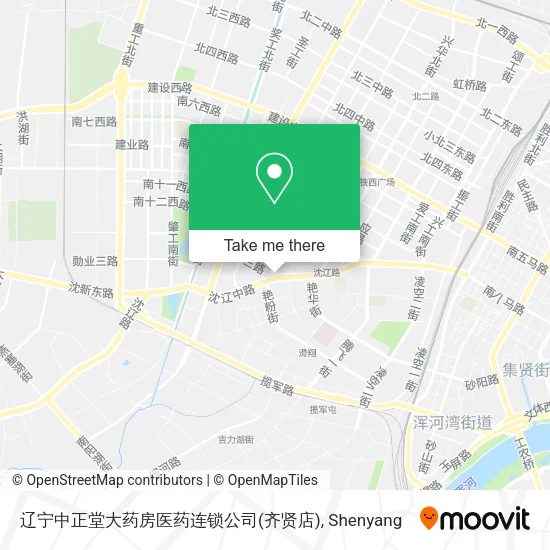 辽宁中正堂大药房医药连锁公司(齐贤店) map