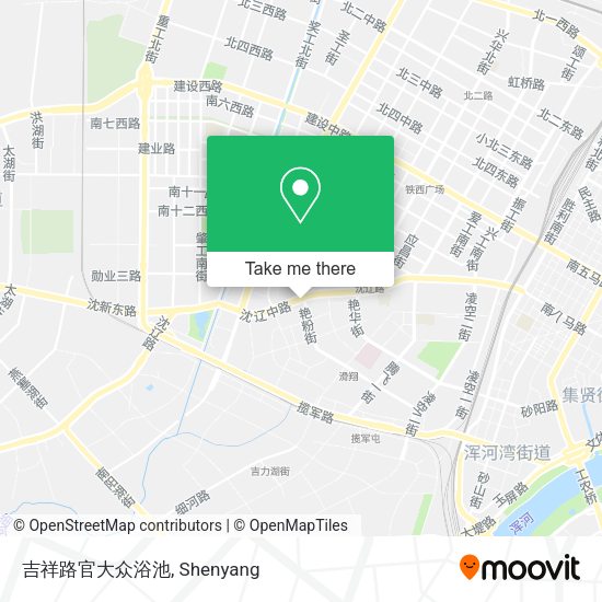 吉祥路官大众浴池 map