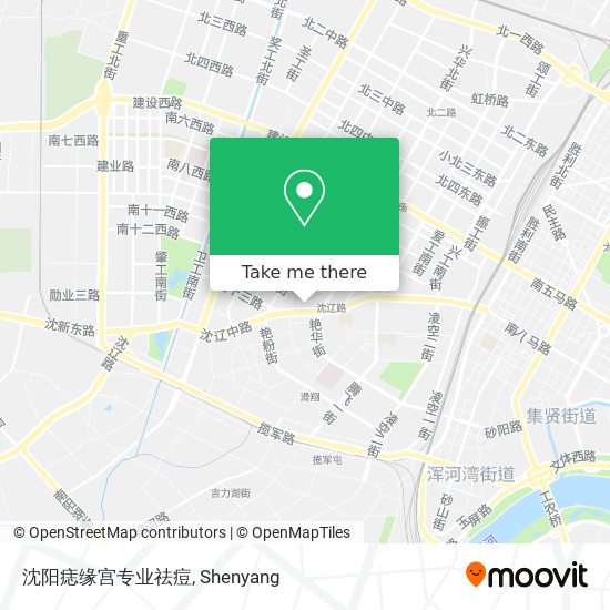 沈阳痣缘宫专业祛痘 map