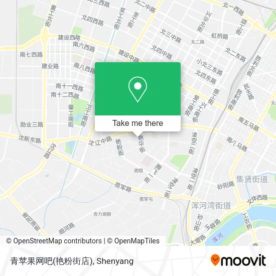 青苹果网吧(艳粉街店) map