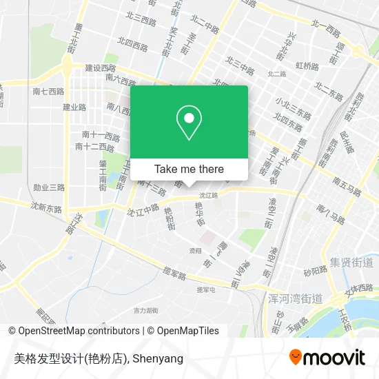 美格发型设计(艳粉店) map