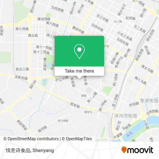 情意诗食品 map