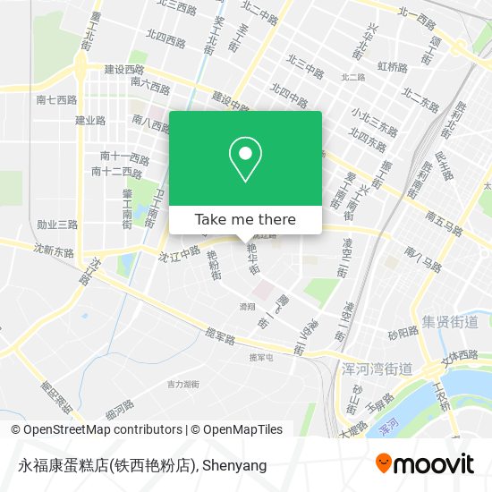 永福康蛋糕店(铁西艳粉店) map