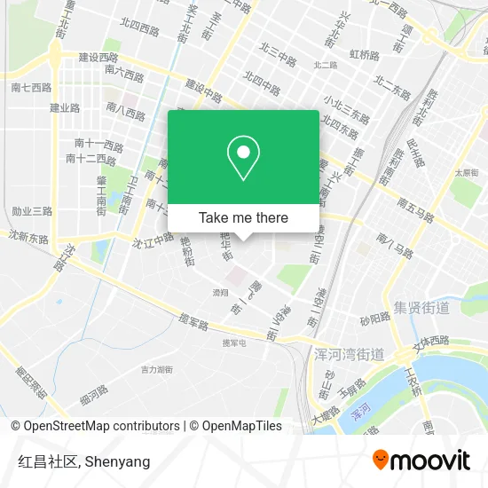 红昌社区 map