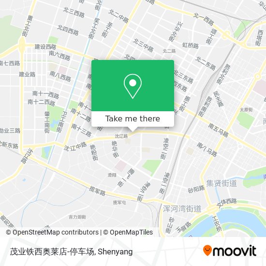 茂业铁西奥莱店-停车场 map