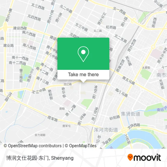博润文仕花园-东门 map