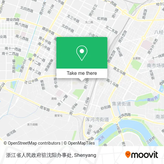 浙江省人民政府驻沈阳办事处 map