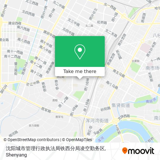 沈阳城市管理行政执法局铁西分局凌空勤务区 map