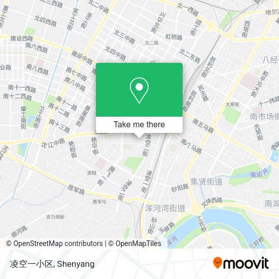 凌空一小区 map
