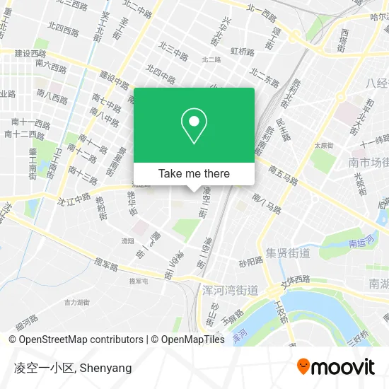 凌空一小区 map