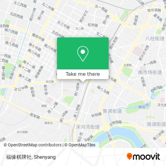 福缘棋牌社 map
