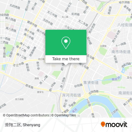 滑翔二区 map