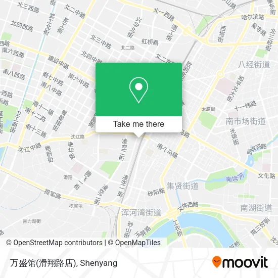 万盛馆(滑翔路店) map